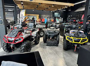 фото анонса Огромный выбор квадроциклов, снегоходов и багги BRP BRP